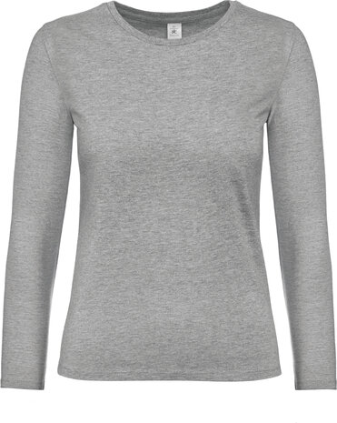 Dames T-shirts Lange mouwen Sport grey