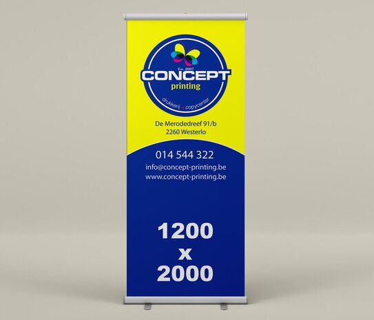 Roll-up banner 1200 x 2000mm