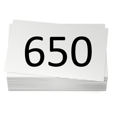 650 stuks