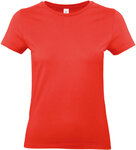 B&C Dames t-shirt Ronde hals Sunset Orange