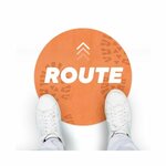 VLOER STICKER 30 x 5 CM